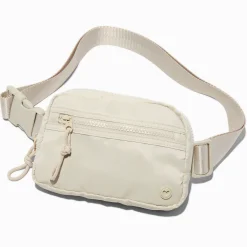 Sac ceinture en nylon blanc