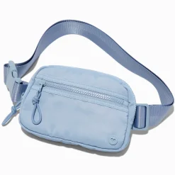 Sac ceinture en nylon bleu