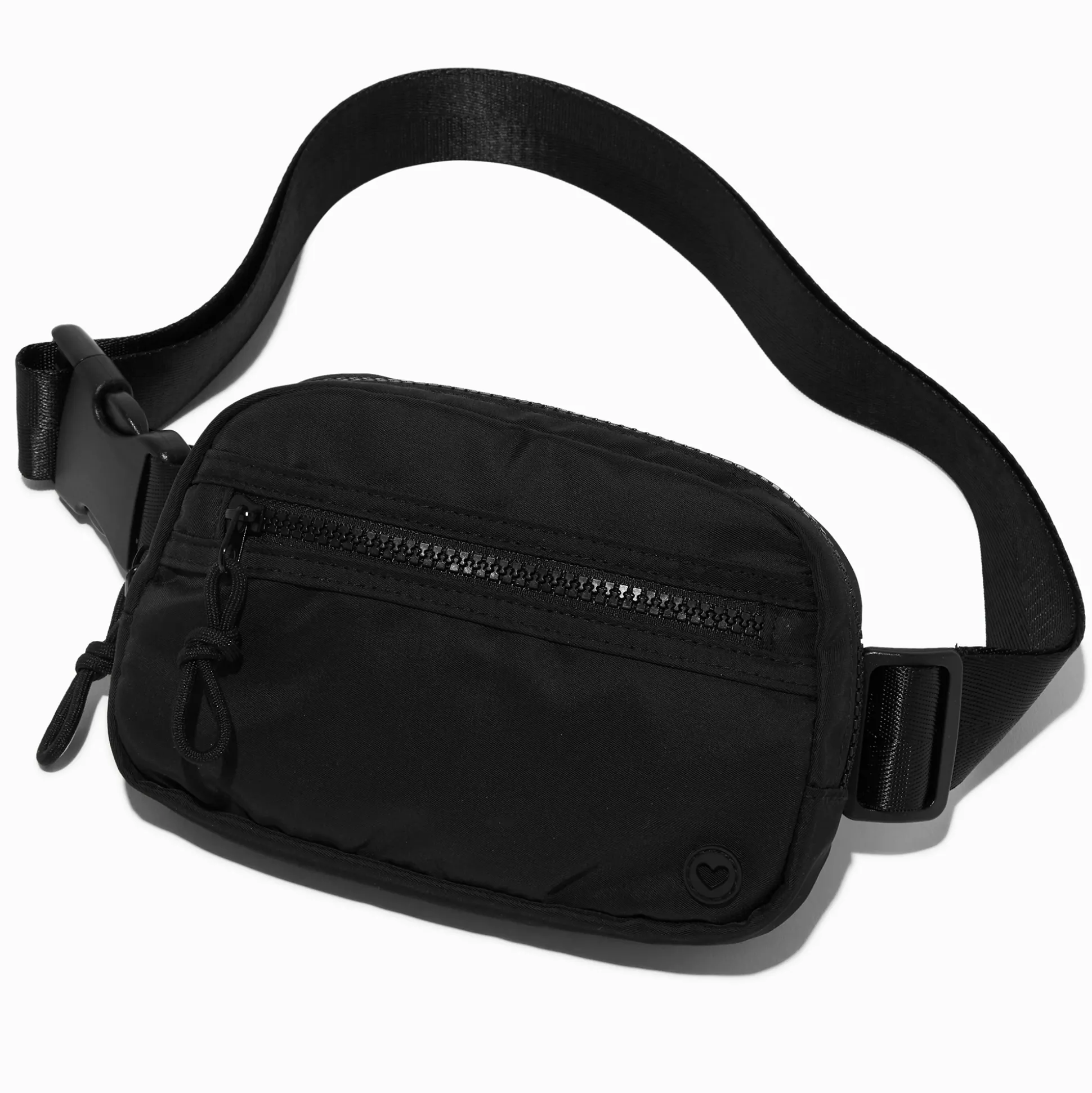 Sac ceinture en nylon noir