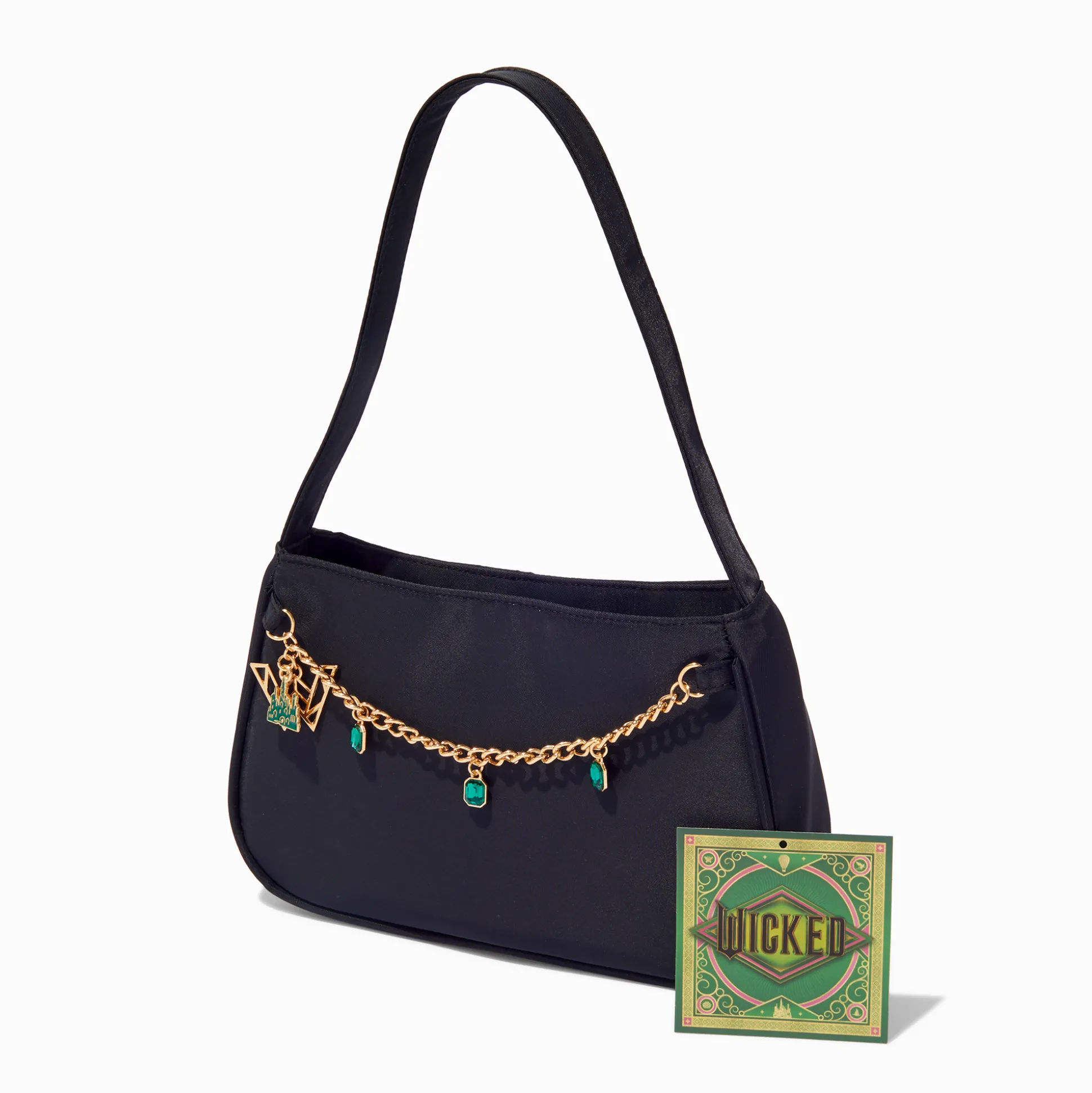 Sac porté épaule noir en exclusivité chez Claire's Wicked™