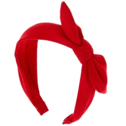 Serre-tête à nœud rouge