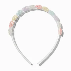 Serre-tête à étoiles matelassées colorées