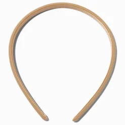 Serre-tête bouffant fin brun roux