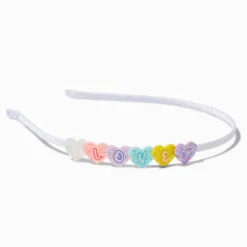 Serre-tête cœur à paillettes « Love » Claire's Club