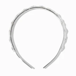 Serre-tête cœur blanc Claire's Club