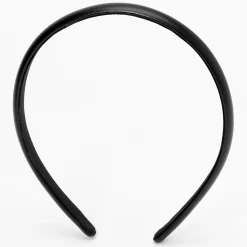 Serre-tête fin en PU - Noir