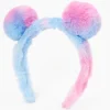 Serre-tête oreilles de chat à pompons roses et bleus Claire's Club