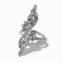 Silver-tone Fairy Wings Wrap Ring