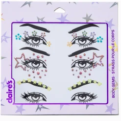 Star, Daisy & Butterfly Mixed Eye Gems - 3 Pack
