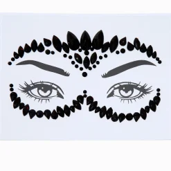 Strass masque noirs