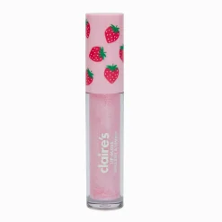 Strawberry Flavored Pink Lip Gloss Wand