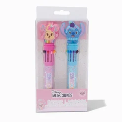 Stylos 10 couleurs Disney Munchlings série 1 - Lot de 2