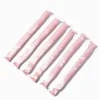 Tiges à friser non chauffantes roses - Lot de 6