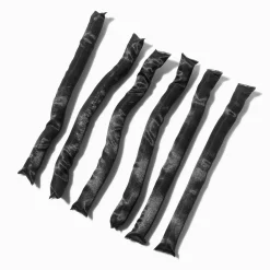Tiges à friser non chauffantes noires - Lot de 6