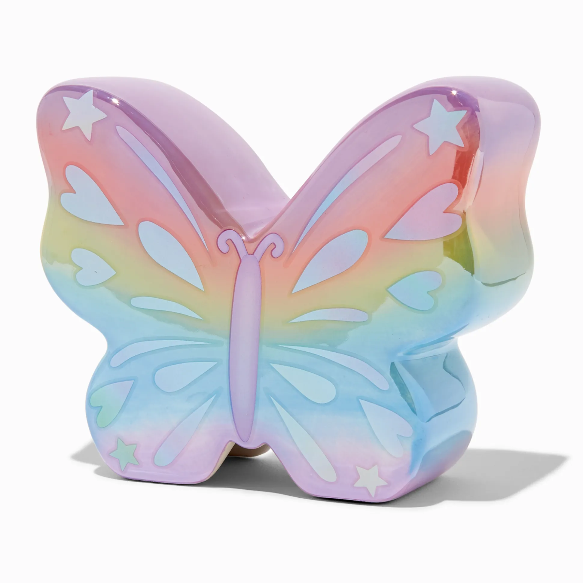 Tirelire papillon arc-en-ciel