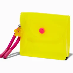 Translucent Yellow Daisy Snap Coin Purse