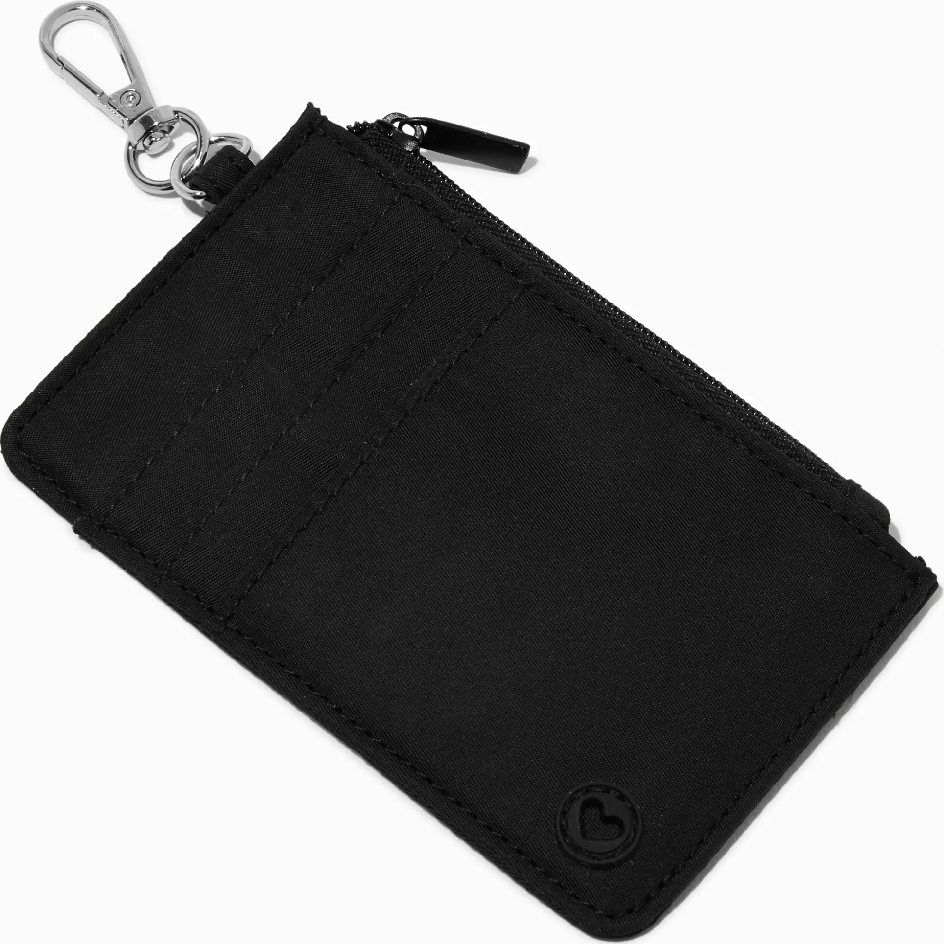 Étui pour cartes de crédit en nylon noir