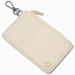 Étui pour cartes de crédit en nylon blanc