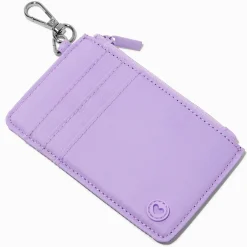 Étui pour cartes de crédit en nylon violet lavande
