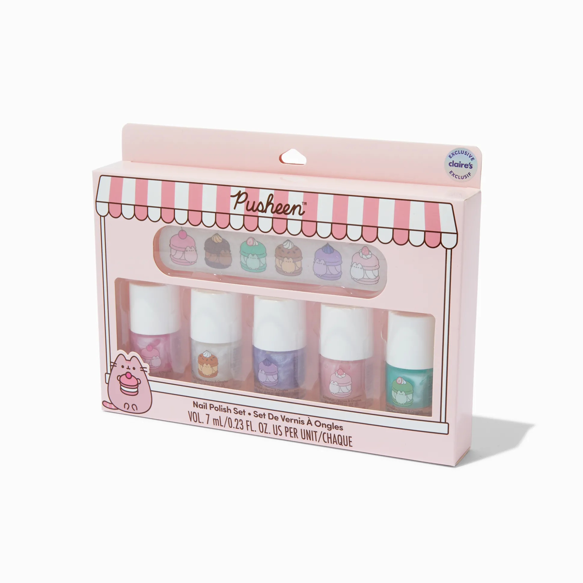 Vernis à ongles en exclusivité chez Claire's Pusheen® - Lot de 6