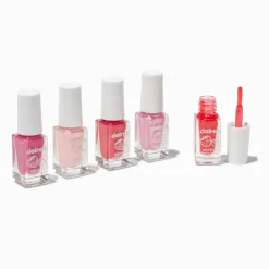 Vernis à ongles peel-off parfumé à la fraise - Lot de 5