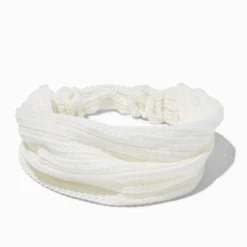 White Sheer Headwrap