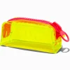 Yellow Neon Colourblock Pencil Case